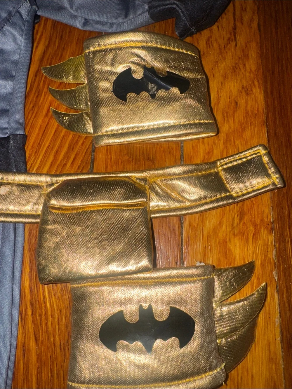 Baby Batman Gray and Gold Costume with Hooded Cowl 0-6 months